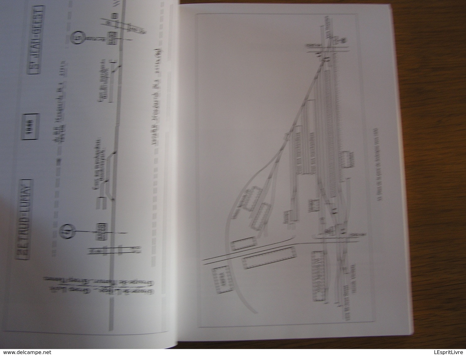 LA CROIX DE HESBAYE Régionalisme Chemins de Fer SNCB NMBS Tirlemont Namur Vedrin Ramillies Gembloux Jodoigne Orp Perwez