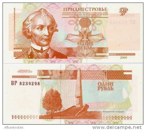 TRANSNISTRIA       1 Rubl'       P-34a       2000       UNC - Altri – Europa