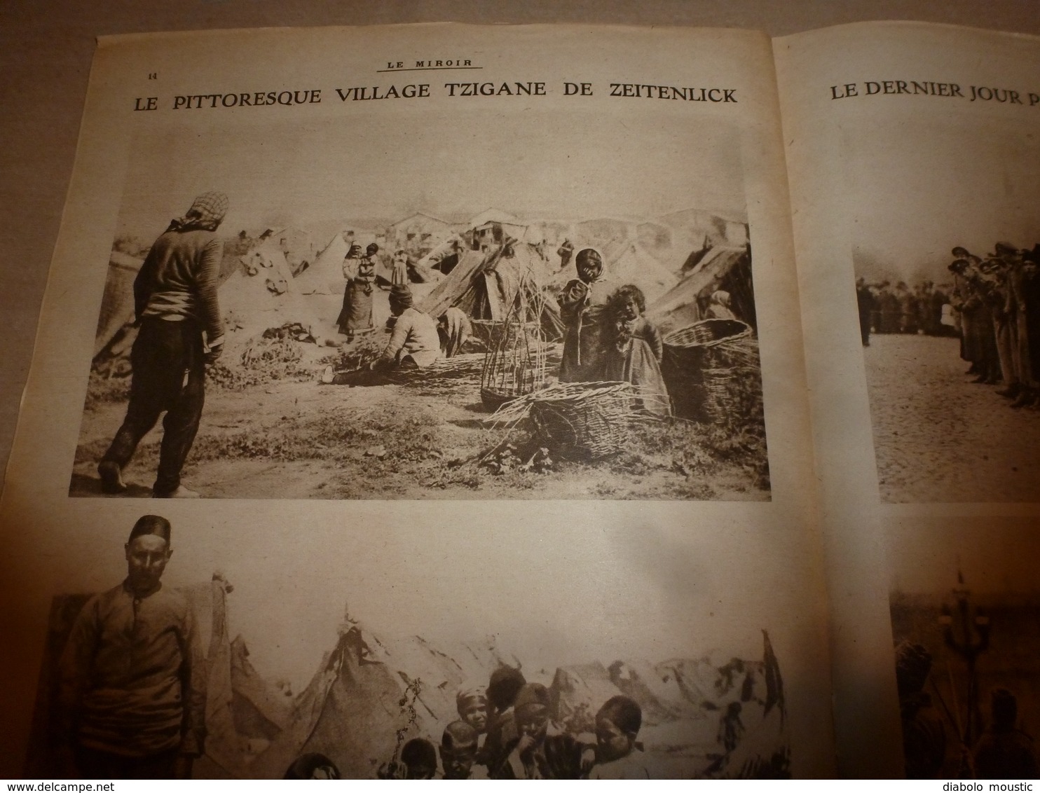 1918 LE MIROIR:Bataillon Féminin de la Mort;Crise charbon USA;Explos. navires IMO & MT-BLANC;Tziganes de Zeitenlick;etc