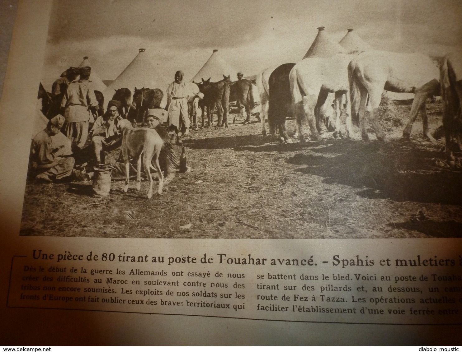1918 LE MIROIR:Spahis & Muletiers à Touahr (Maroc);Révolution En Russie;Epernay;Armée Belge;Mosquée D'Omar; Piave;etc - French