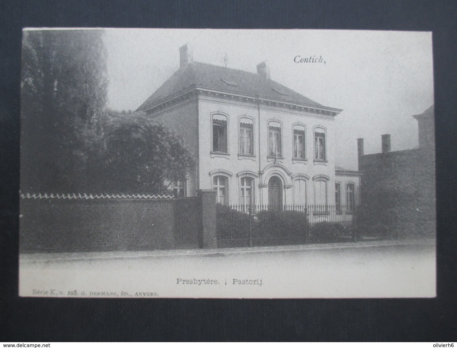 CP BELGIQUE (M1818) CONTICH KONTICH (2 VUES) Presbytère Pastorij - Kontich