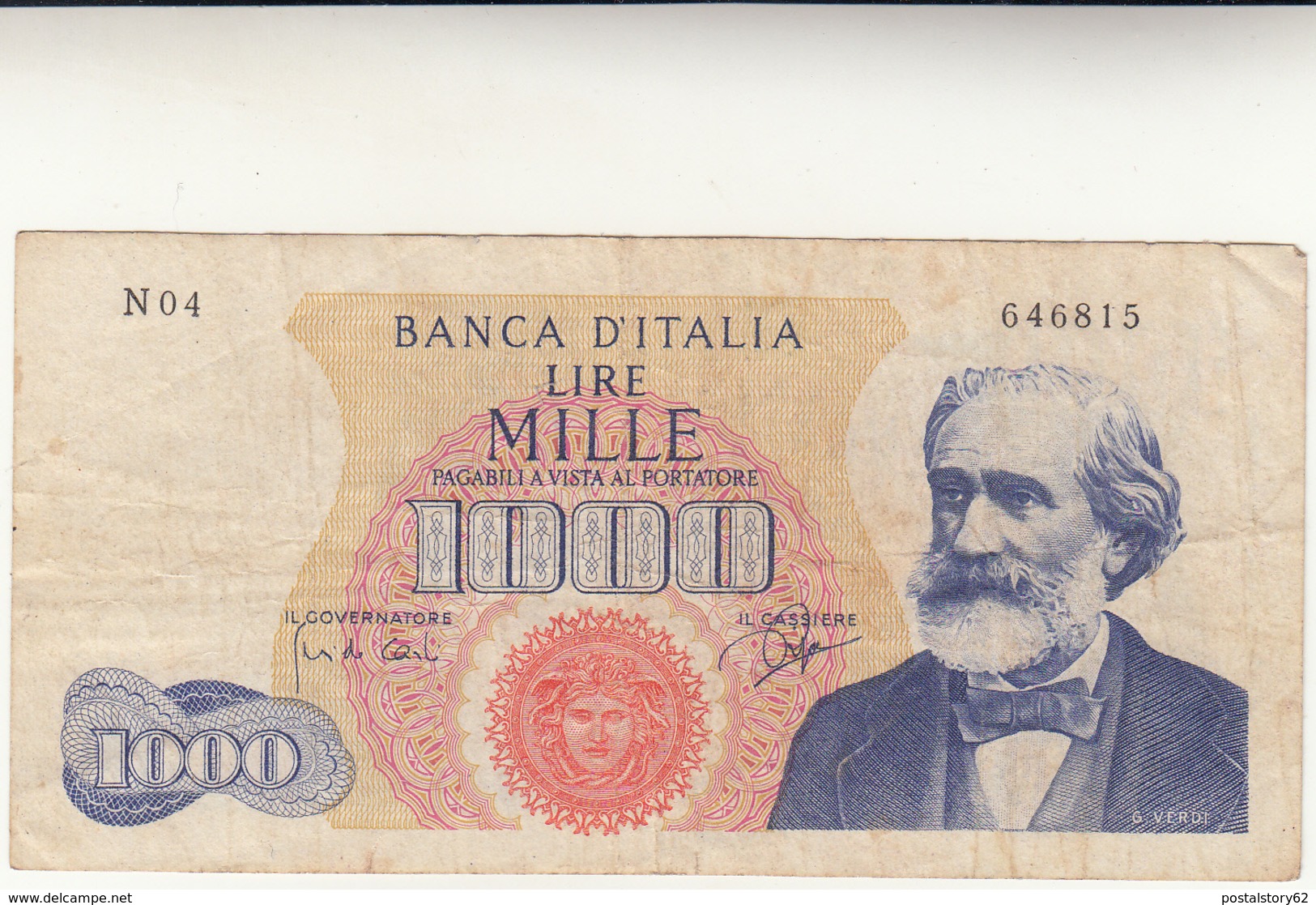 Lire 1000 Banca D'Italia DM 14 Luglio 1962 - 1000 Lire