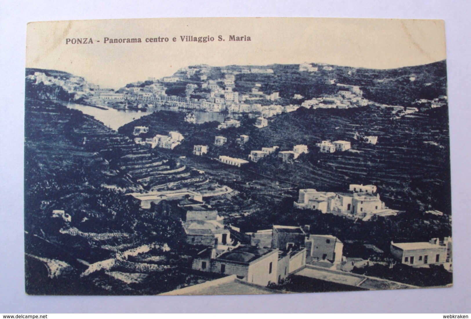 STORIA POSTALE CARTOLINA DA CONFINATO POLITICO A PONZA VILLAGGIO SANTA MARIA LITTORIA LATINA PER TRIESTE - Storia Postale