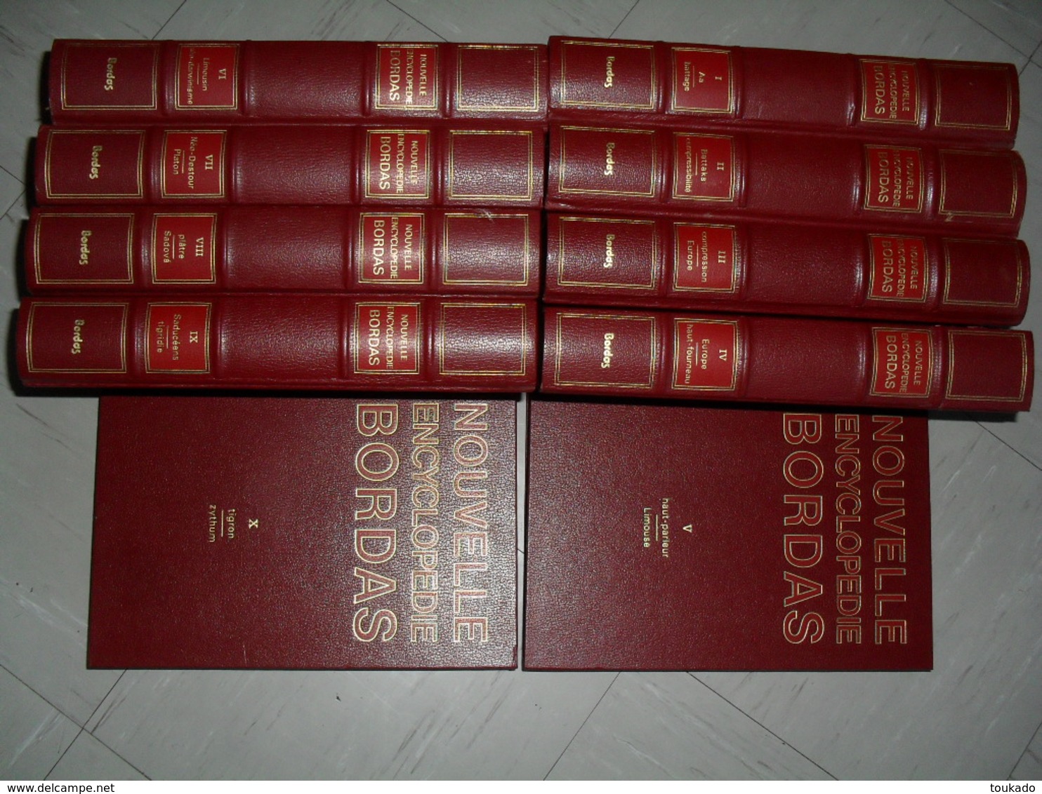 Nouvelle Encyclopédie Bordas 10 Volumes + 1 Atlas  1988 - Encyclopédies