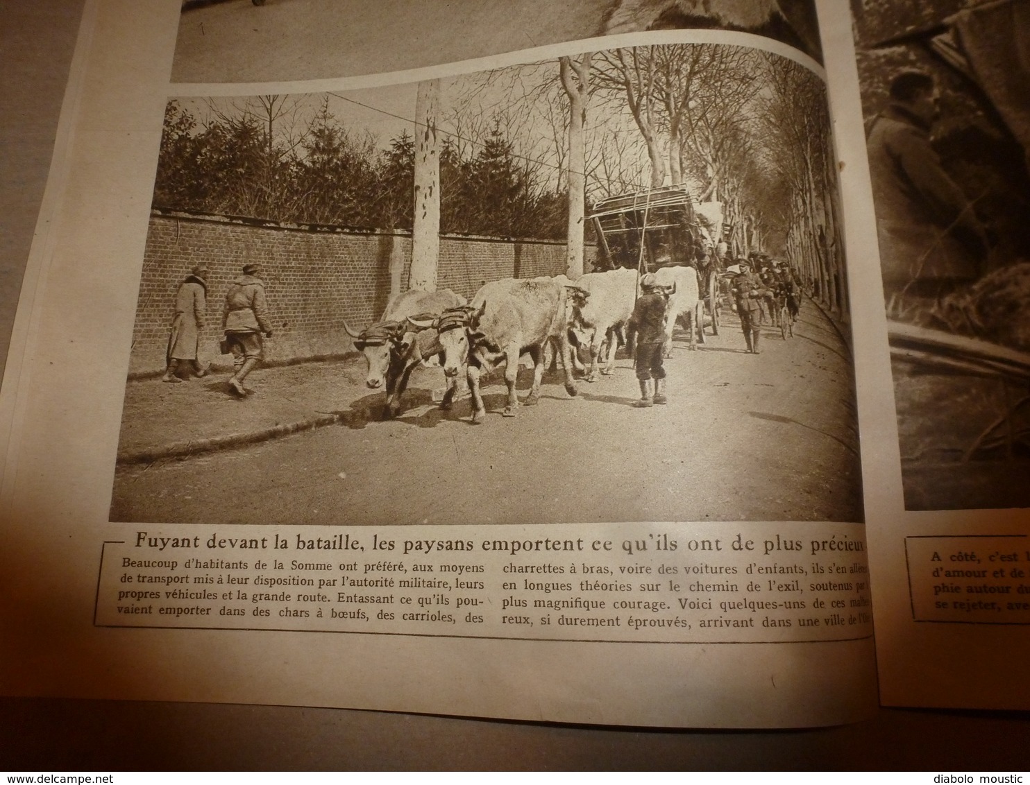 1918 LE MIROIR:Les Paysans Fuient La Bataille Avec Les Chars à Bœufs;Les Femmes Peignent Les Tanks;Fusils Lewis;Alep;etc - Francese