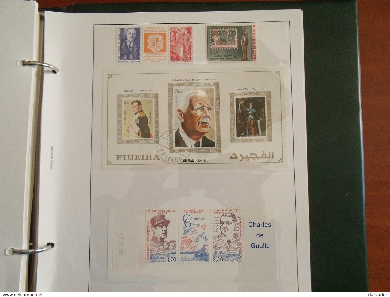 Collection / Général Charles De Gaulle ; Divers Timbre Oblitérés, Enveloppes , Feuille ** , Et Timbres Neuf ** MNH TB - De Gaulle (Général)