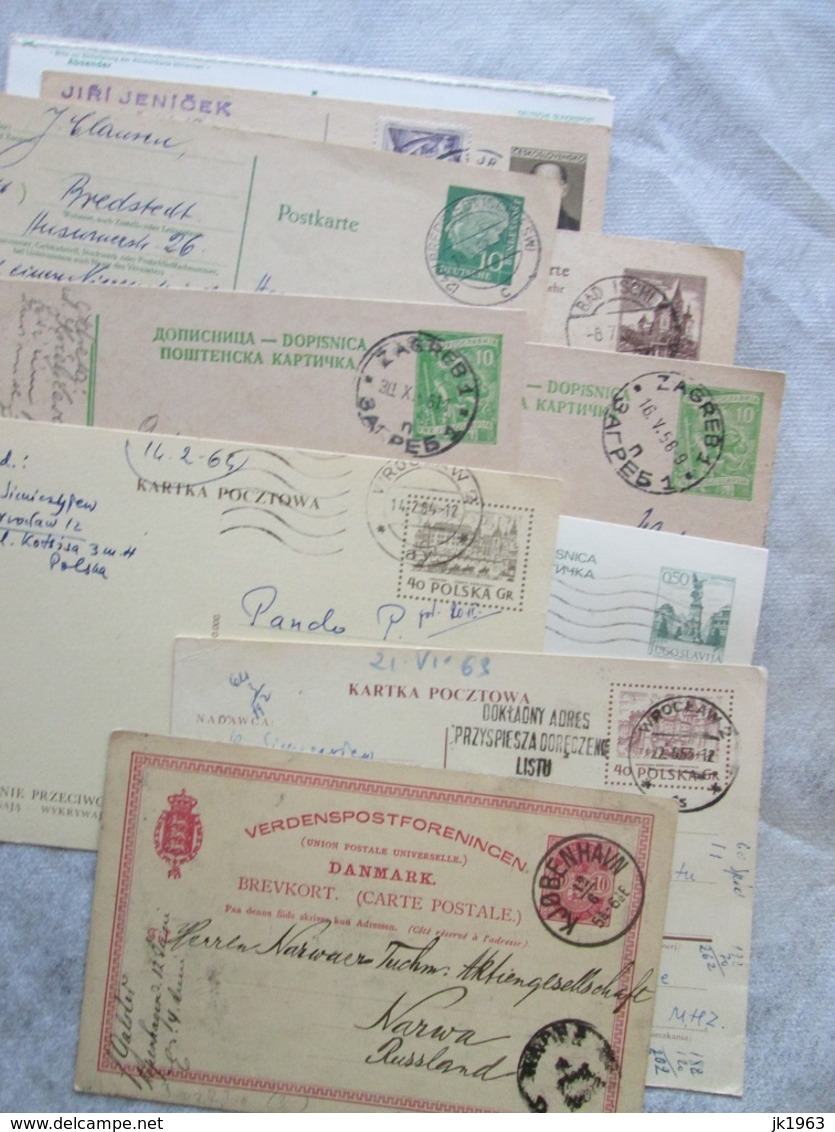 BIG LOT, 300+ COVERS, POSTCARDS, TELEGRAMS; 1500+WORLDWIDE STAMPS, AND OTHER, SEE 69 PHOTOS