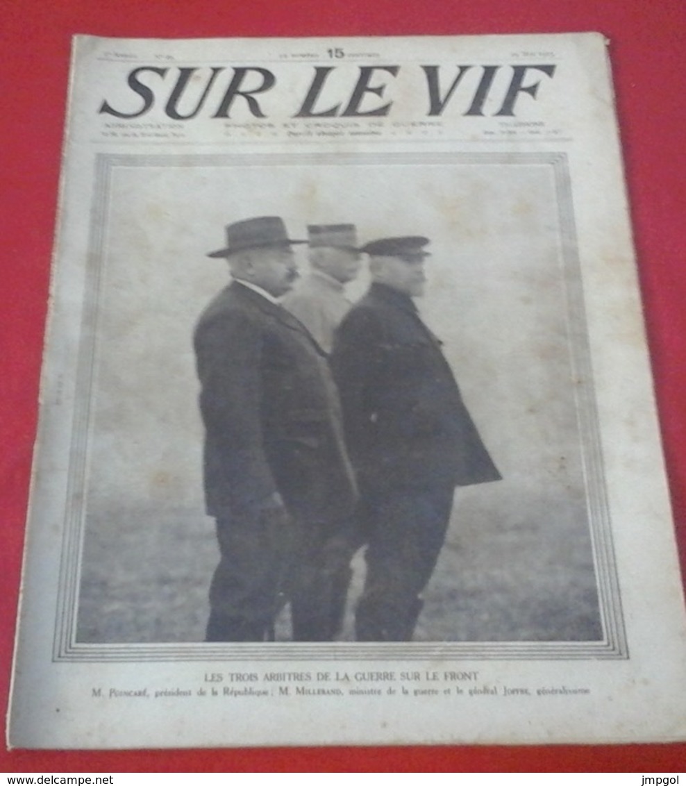 WW1 Revue Sur Le Vif N°29 29 Mai 1915 Bombardement Forts Metz,Bataille De Carency,Prisonniers Français En Allemagne - 1900 - 1949