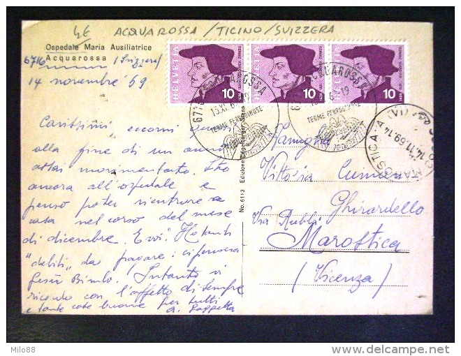 SVIZZERA -ACQUAROSSA TICINO -F.G. LOTTO N°552 - Acquarossa