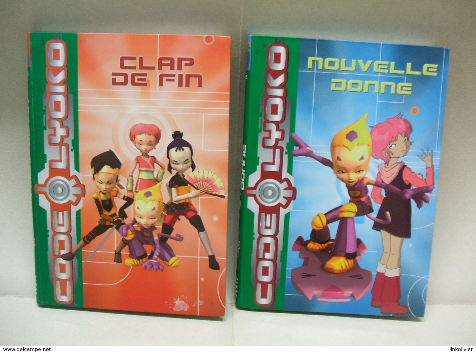 2x CODE LYOKO Tomes 1 Et 5 - Ed Hachette 2005/2007 - Bibliothèque Verte - Bibliotheque Verte