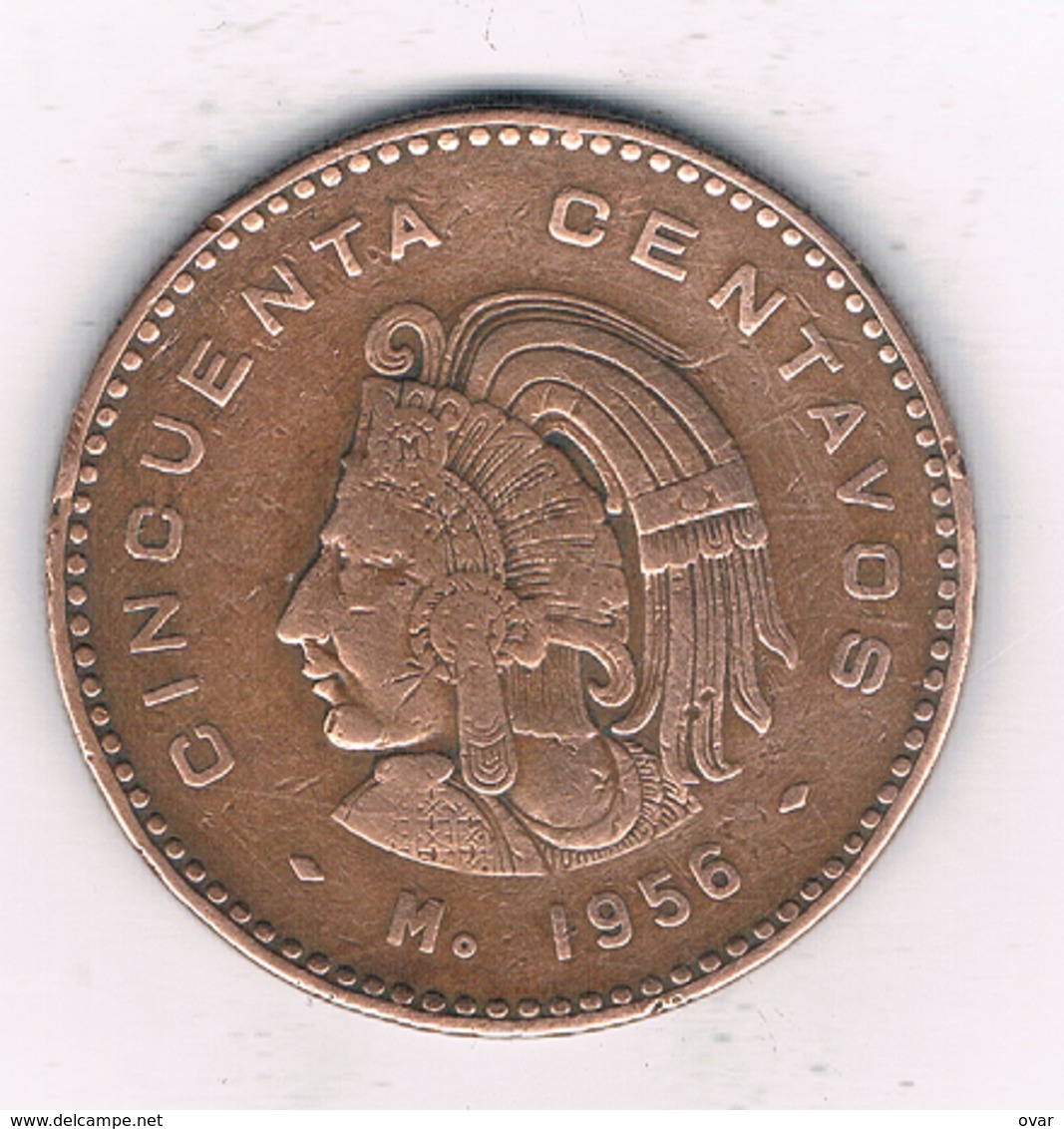 50 CENTAVOS 1956 MEXICO /6643/ - Mexico