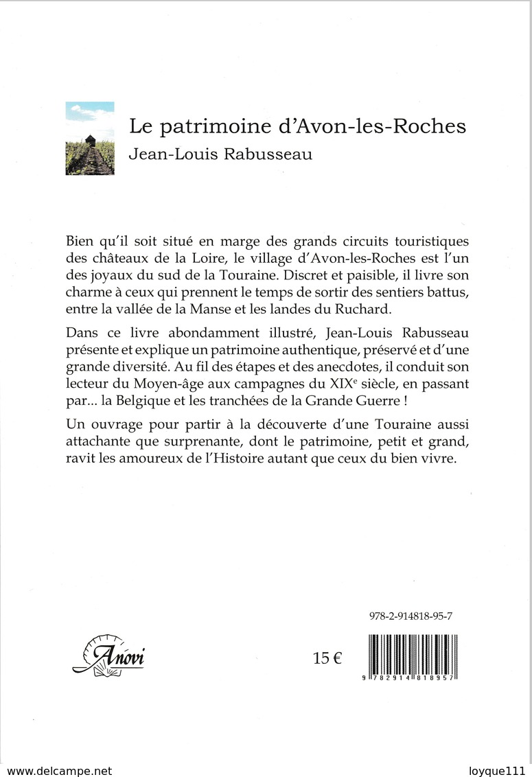 Jean-louis Rabusseau - Le Patrimoine D'avon Les Roches - Archéologie