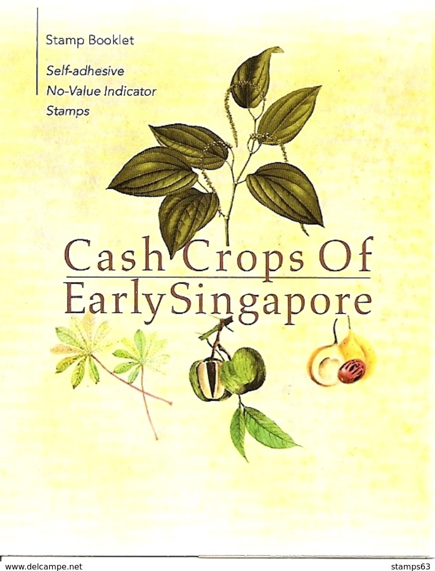 SINGAPORE, 2008, Booklet 66, Cash Crops Of Early Singapore - Singapore (1959-...)