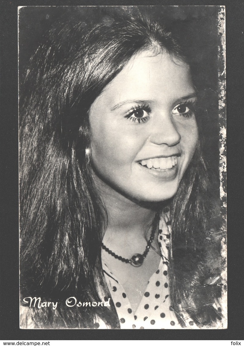 Mary Osmond (young Mary Osmond) - Singer, Actress, Doll Designer, Osmond Family - Photo Card - Zangers En Musicus