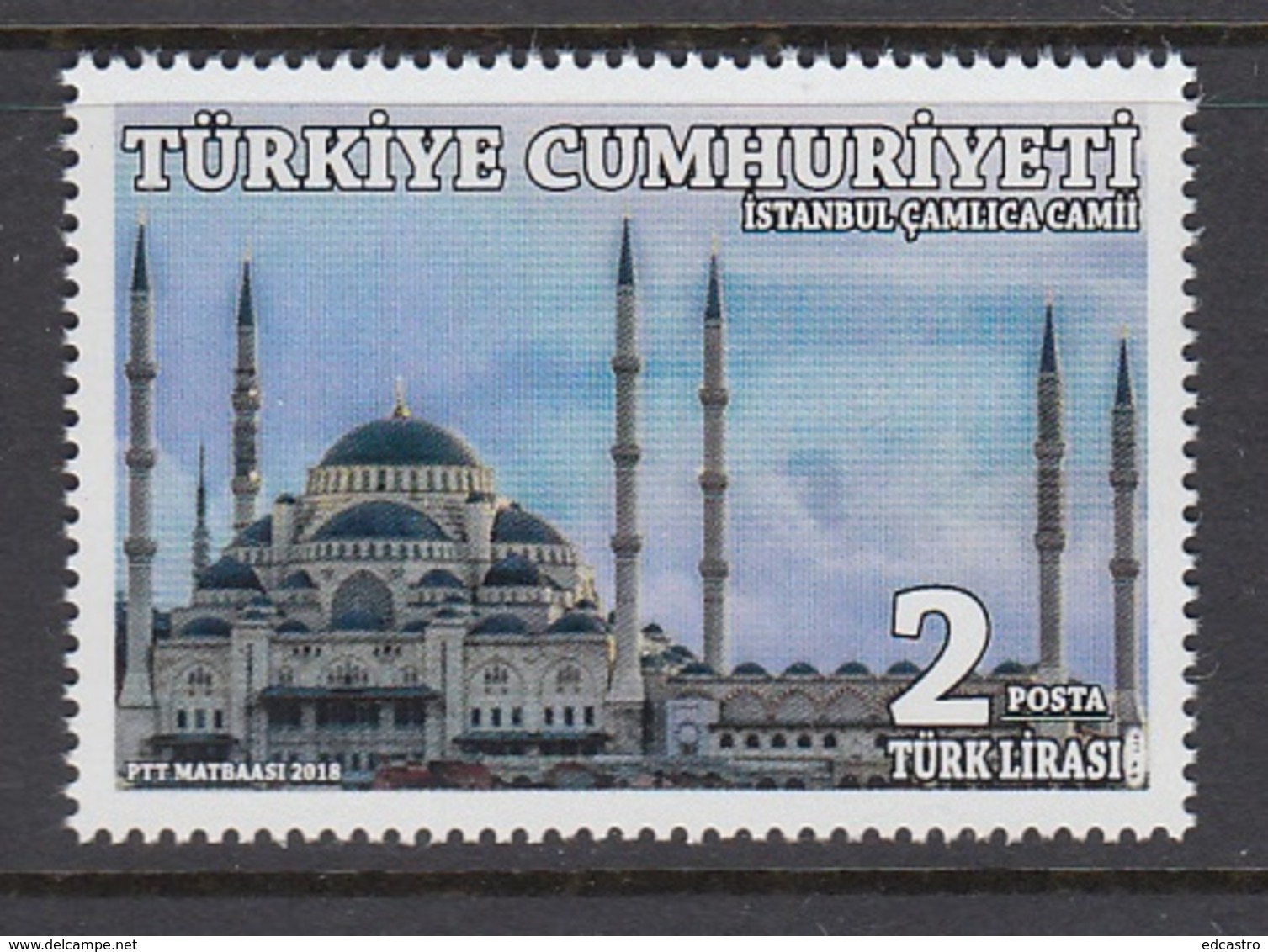 1.- TURKEY 2018 İSTANBUL ÇAMLICA MOSQUE - Moschee E Sinagoghe