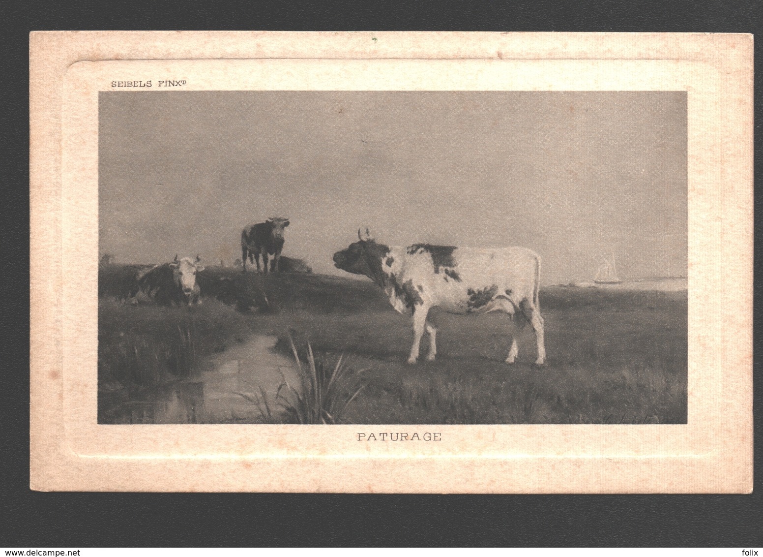 Paturage - Seibels Pinxt - Gewafeld / Gauffrée - Vache / Koe / Kuh / Cow - Cows