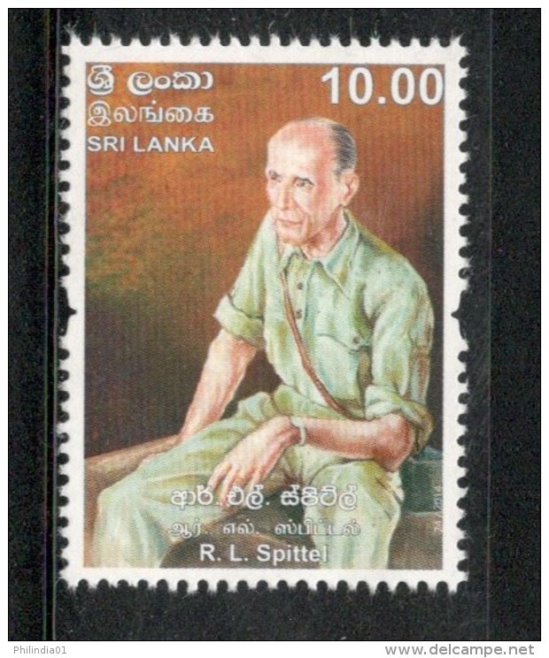 Sri Lanka 2014 Dr. R. L. Spittel Famous People 1v MNH # 3860 - Sri Lanka (Ceylon) (1948-...)