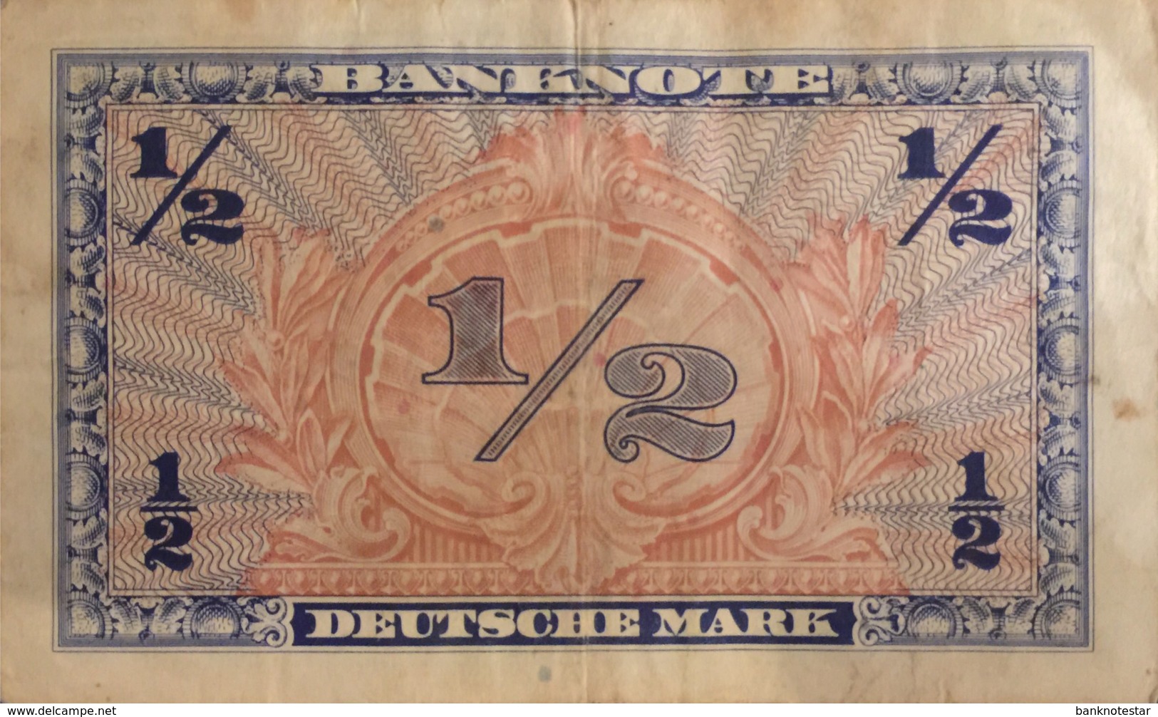 Germany West 1/2 Mark, WBZ-1/Ro.230 (1948) - Very Fine - 1/2 Duitse Mark