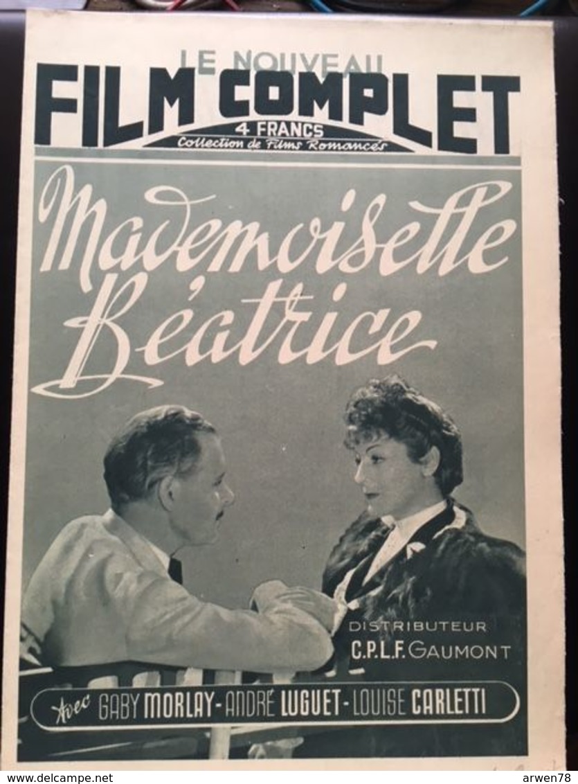 Film Complet Lot De 2 Mademoiselle Beatrice & Vautrin - Autres & Non Classés