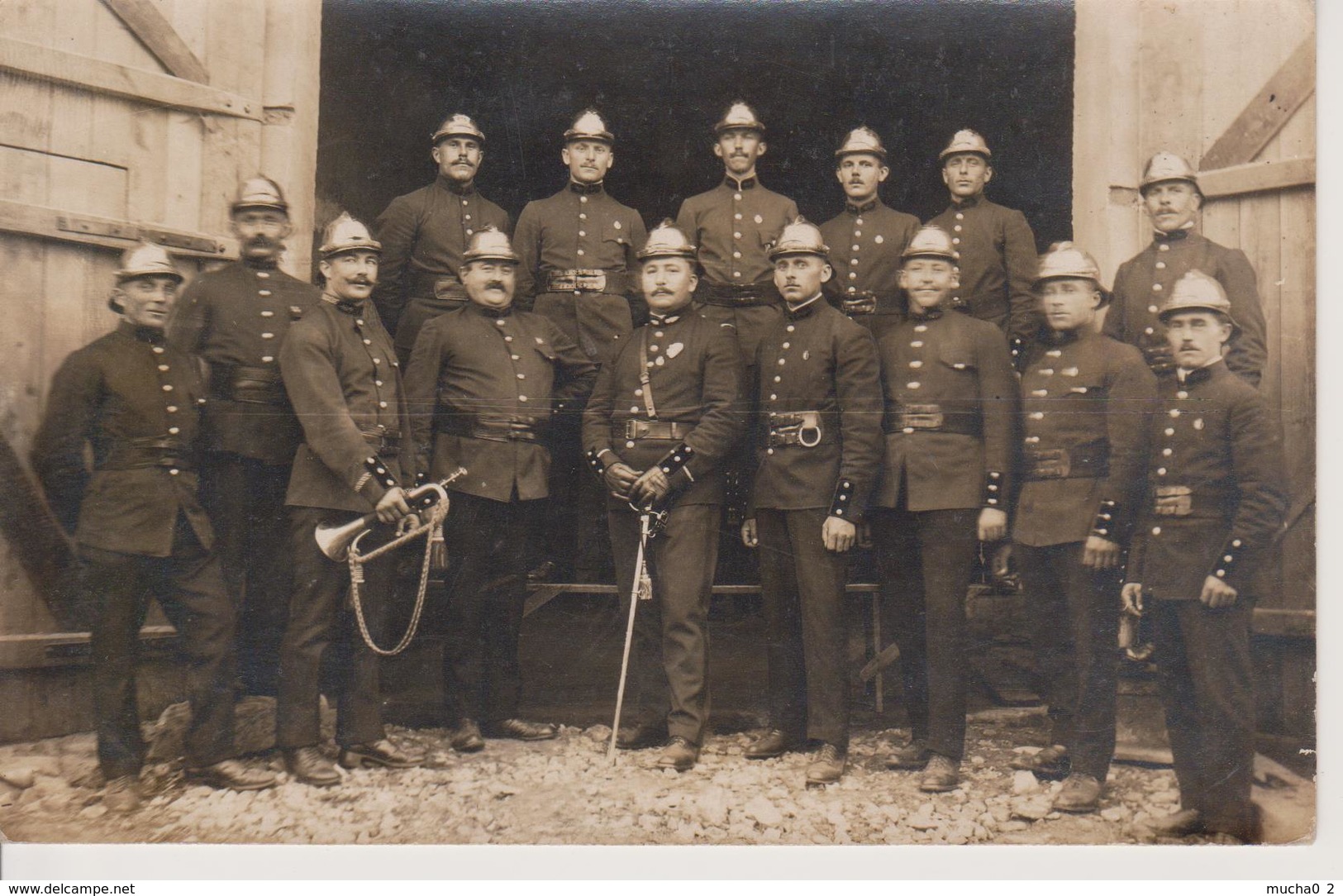 57 - GOSSELMING - CARTE PHOTO - LES POMPIERS - Other & Unclassified