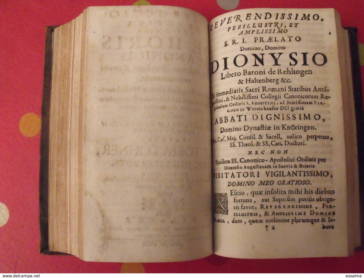 Instructio Practica Prima De Ss. Missae Sacrificio. Secunda De Horis Canonicis Tobia Lohner. Jésuite. 1707 Et 1700 - Jusque 1700