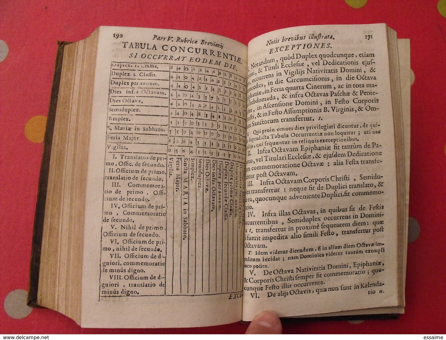 instructio practica prima de ss. missae sacrificio. secunda de horis canonicis tobia lohner. jésuite. 1707 et 1700