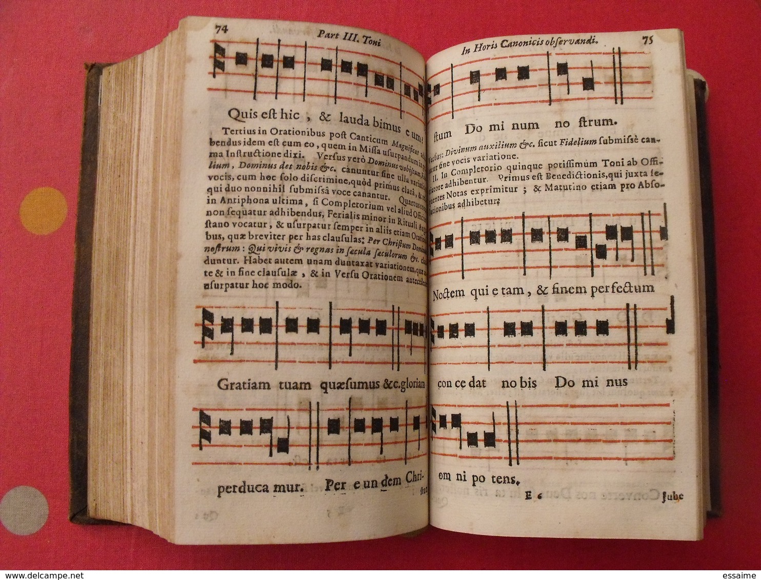 instructio practica prima de ss. missae sacrificio. secunda de horis canonicis tobia lohner. jésuite. 1707 et 1700