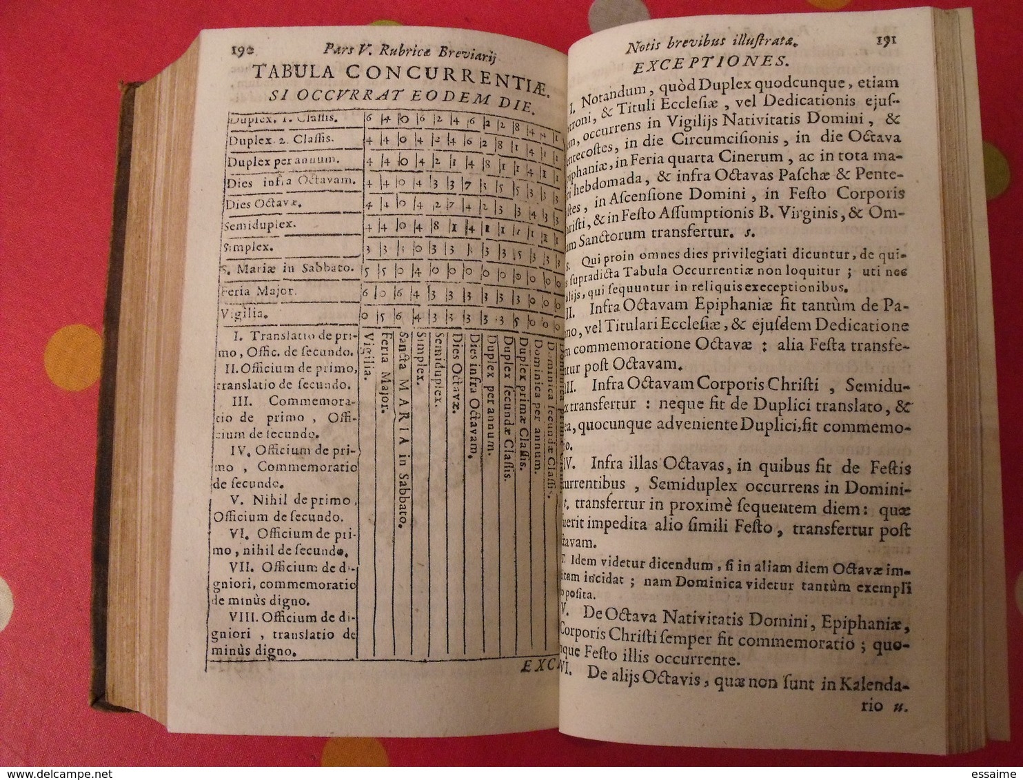 instructio practica prima de ss. missae sacrificio. secunda de horis canonicis tobia lohner. jésuite. 1707 et 1700