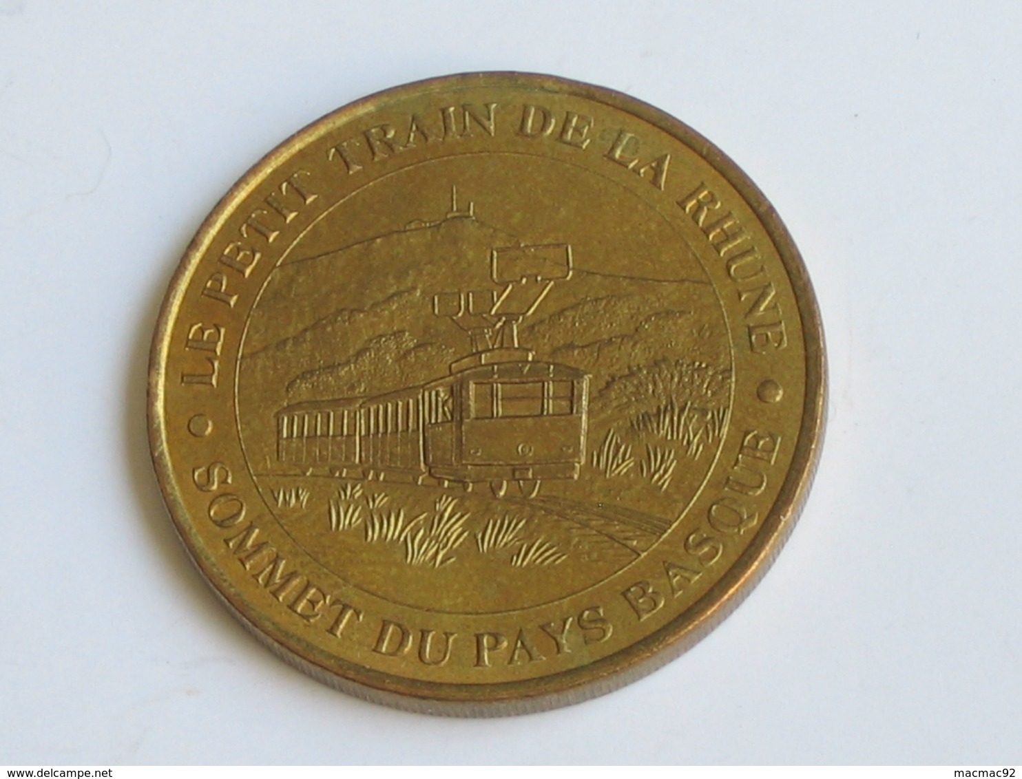 Médaille De La Monnaie De Paris - LE PETIT TRAIN DE LA RHUNE SOMMET DU PAYS BASQUE - 2002  **** EN ACHAT IMMEDIAT  **** - 2002