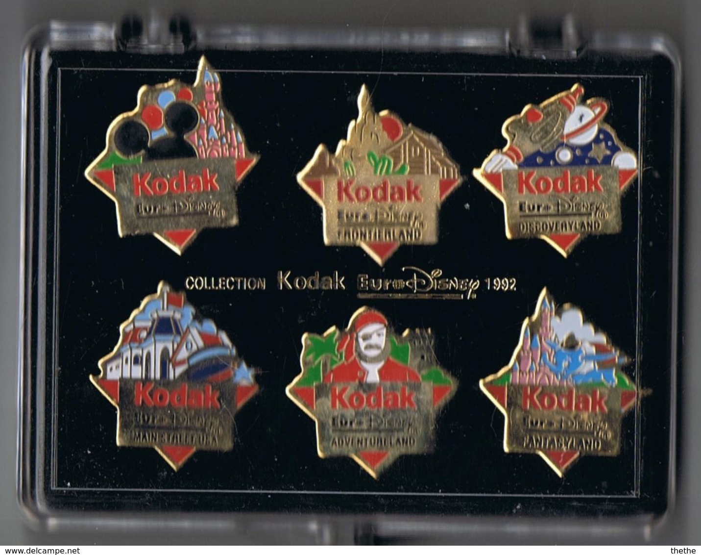 Coffret Complet (6 Pins) EURODISNEY KODAK 1992 - Lots