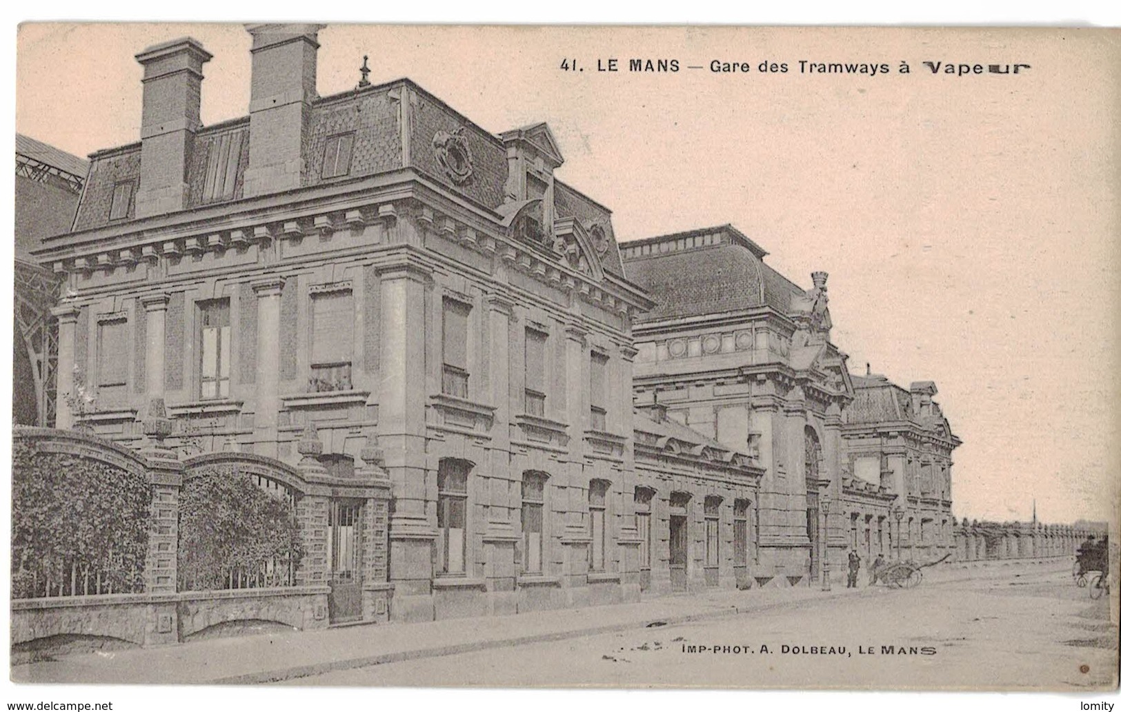 Gare Des Tramways à Vapeur Tram Tramway Le Mans 72 - Tramways