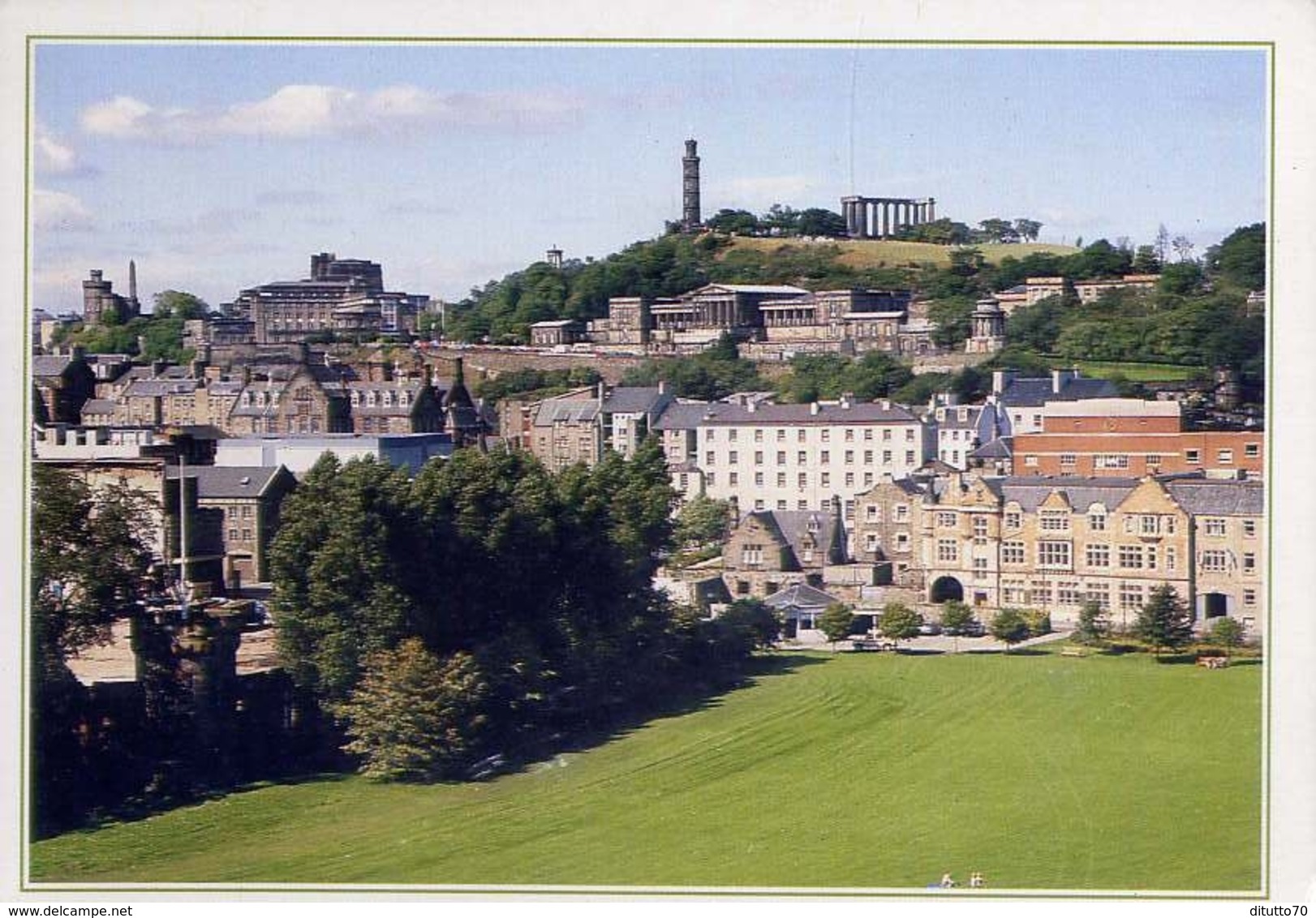 Calton Hill From Salisbury Crags - Edinburgh - Formato Grande Viaggiata – E 7 - Altri & Non Classificati