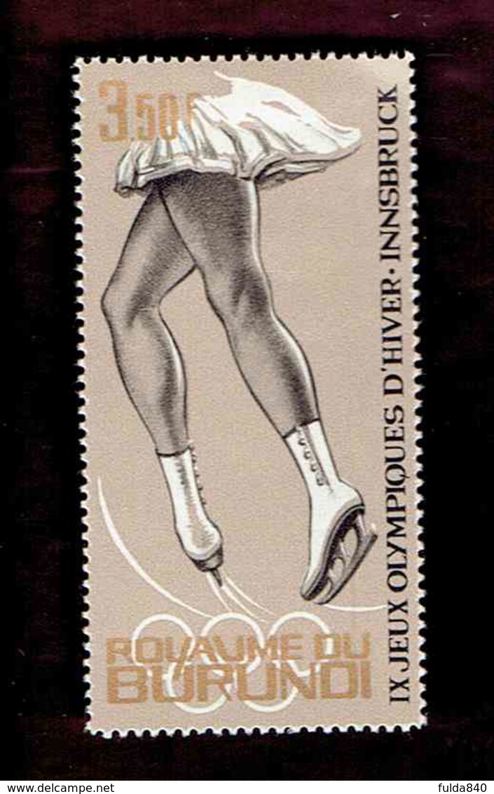 Royaume Du Burundi. OBP-COB. 1963 - N°76. *JEUX OLYMPIQUE D'HIVER A INNSBRUCK*.   3,50F    Neuf - Neufs