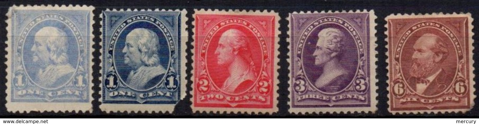 USA - 5 Valeurs De 1890/93 Neuves - Unused Stamps