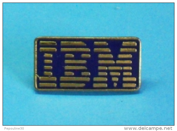 1 PIN'S //  ** LOGO / IBM ** - Informatique