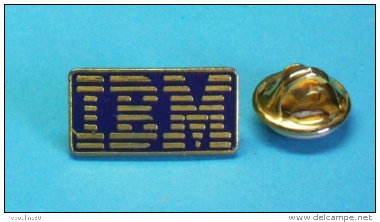 1 PIN'S //  ** LOGO / IBM ** - Informatique