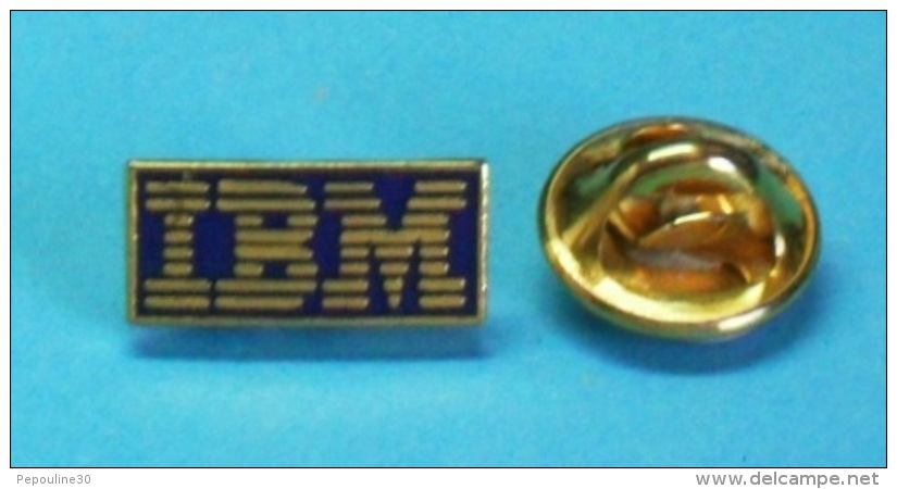 1 PIN'S //  ** LOGO / IBM ** . (Hello.)