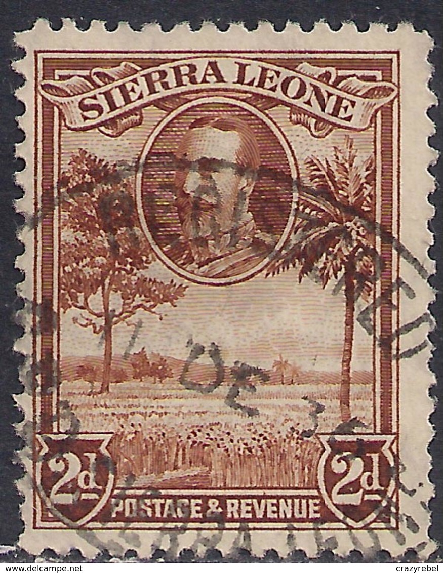 Sierra Leone 1932 KGV 2d Brown Rice Field SG 158 ( G1473 ) - Sierra Leone (...-1960)