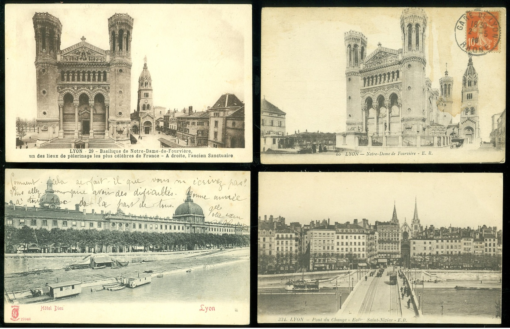 Lot De 60 Cartes Postales De France  Lyon    Lot Van 60 Postkaarten Van Frankrijk ( 69 ) - 60 Scans - 5 - 99 Cartes