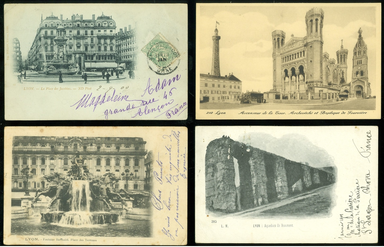 Lot De 60 Cartes Postales De France  Lyon    Lot Van 60 Postkaarten Van Frankrijk ( 69 ) - 60 Scans - 5 - 99 Cartes