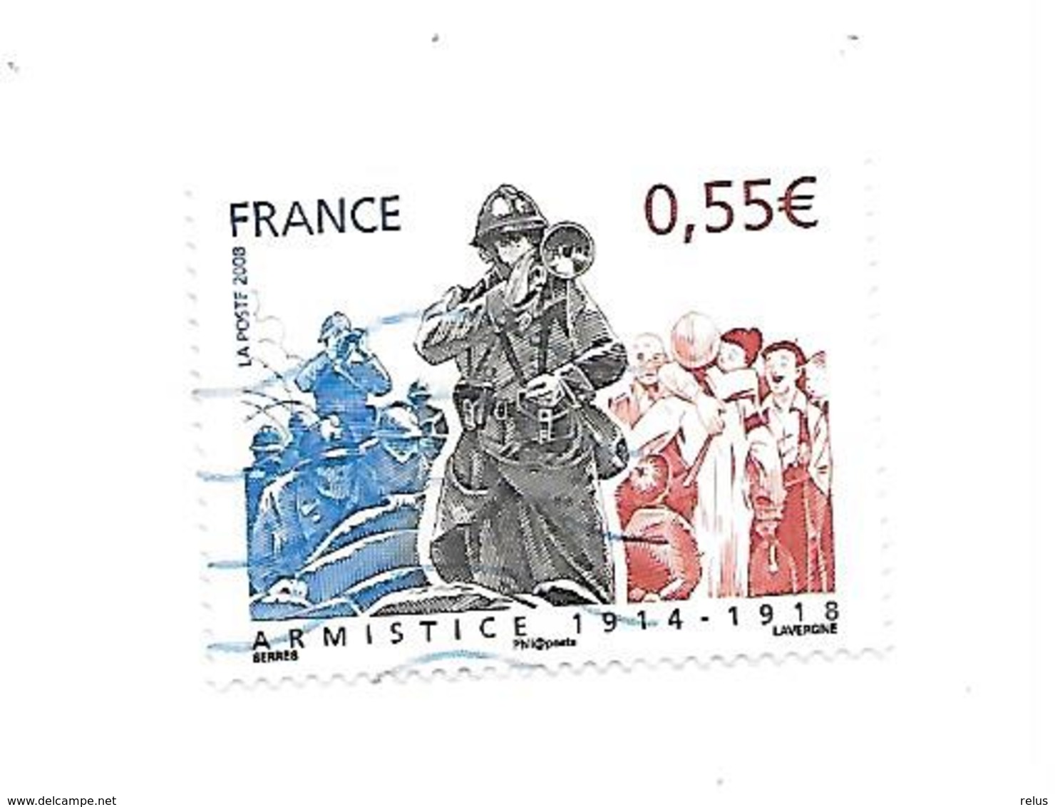 90ème Anniversaire De La Signature De L'Armistice 1914-1918 4322 Oblitéré 2008 - Used Stamps