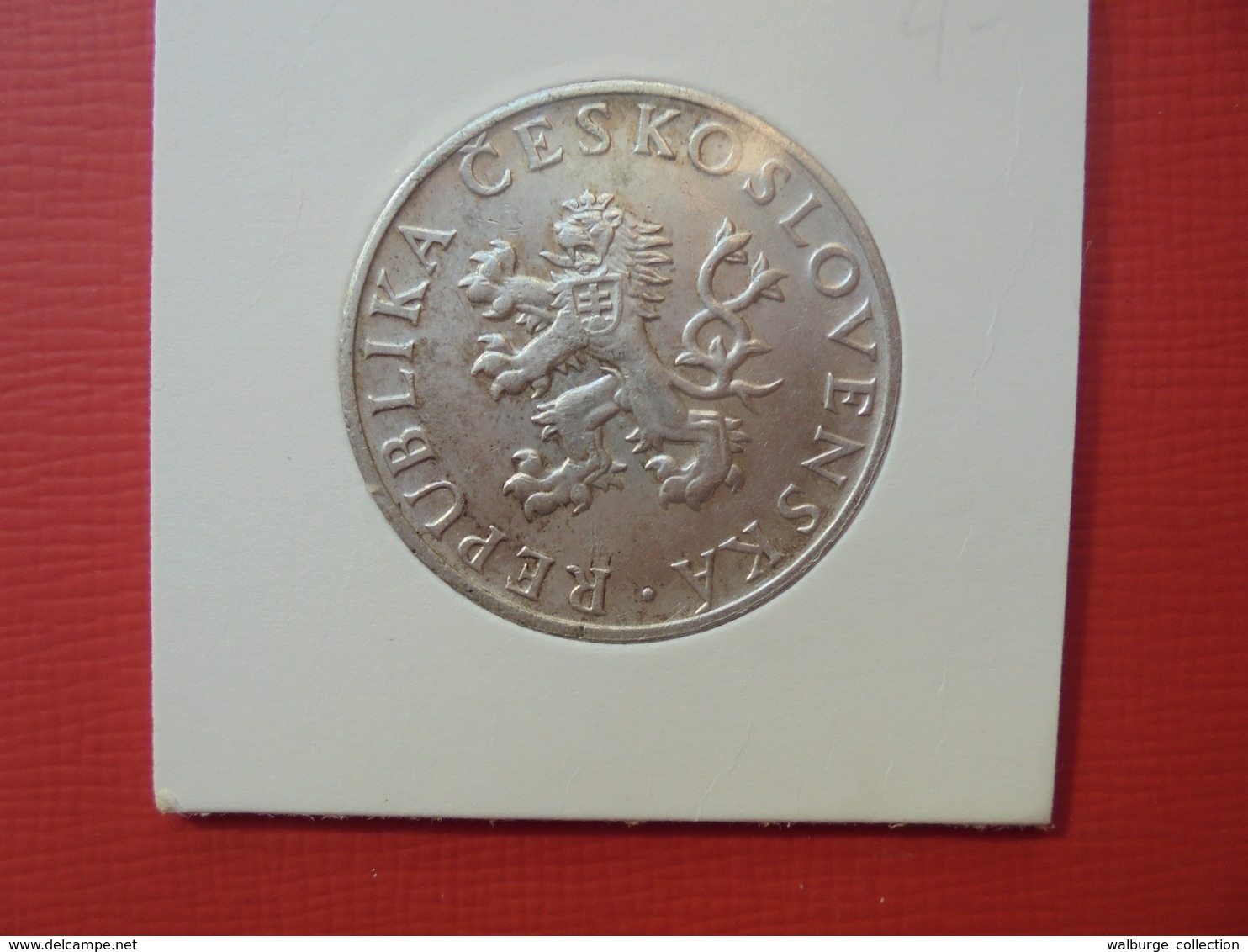 TCHECOSLOVAQUIE 10 KORUN 1955 ARGENT - Czechoslovakia