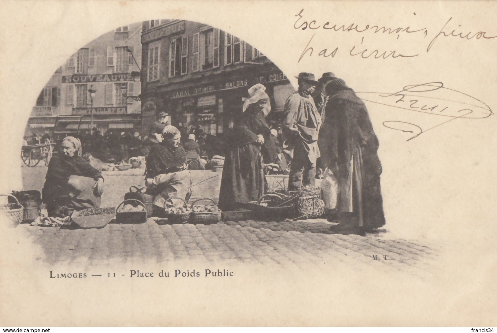 CPA - Limoges - Place Du Poids Public - Limoges