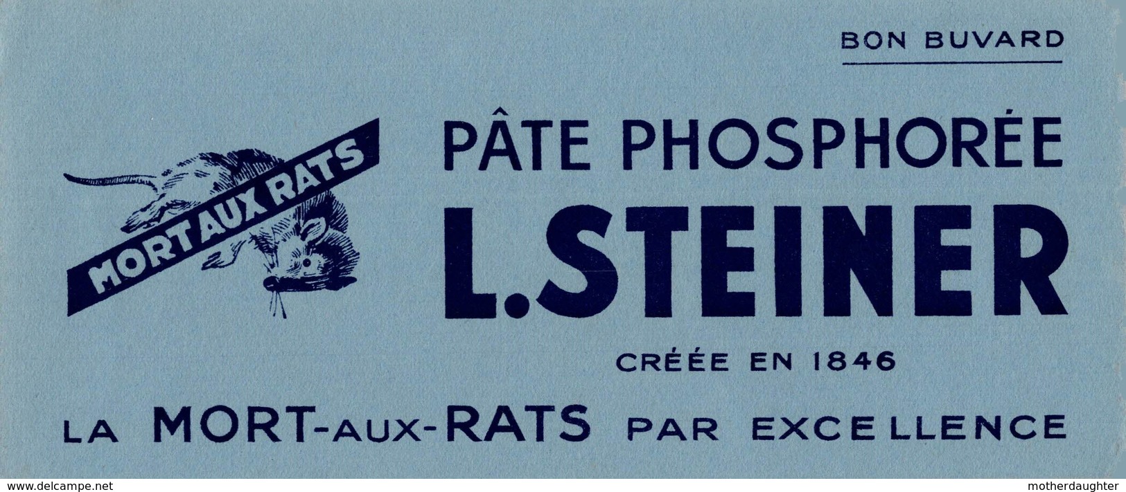 PATE PHOSPHOREE L.STEINER MORT AUX RATS - Agriculture