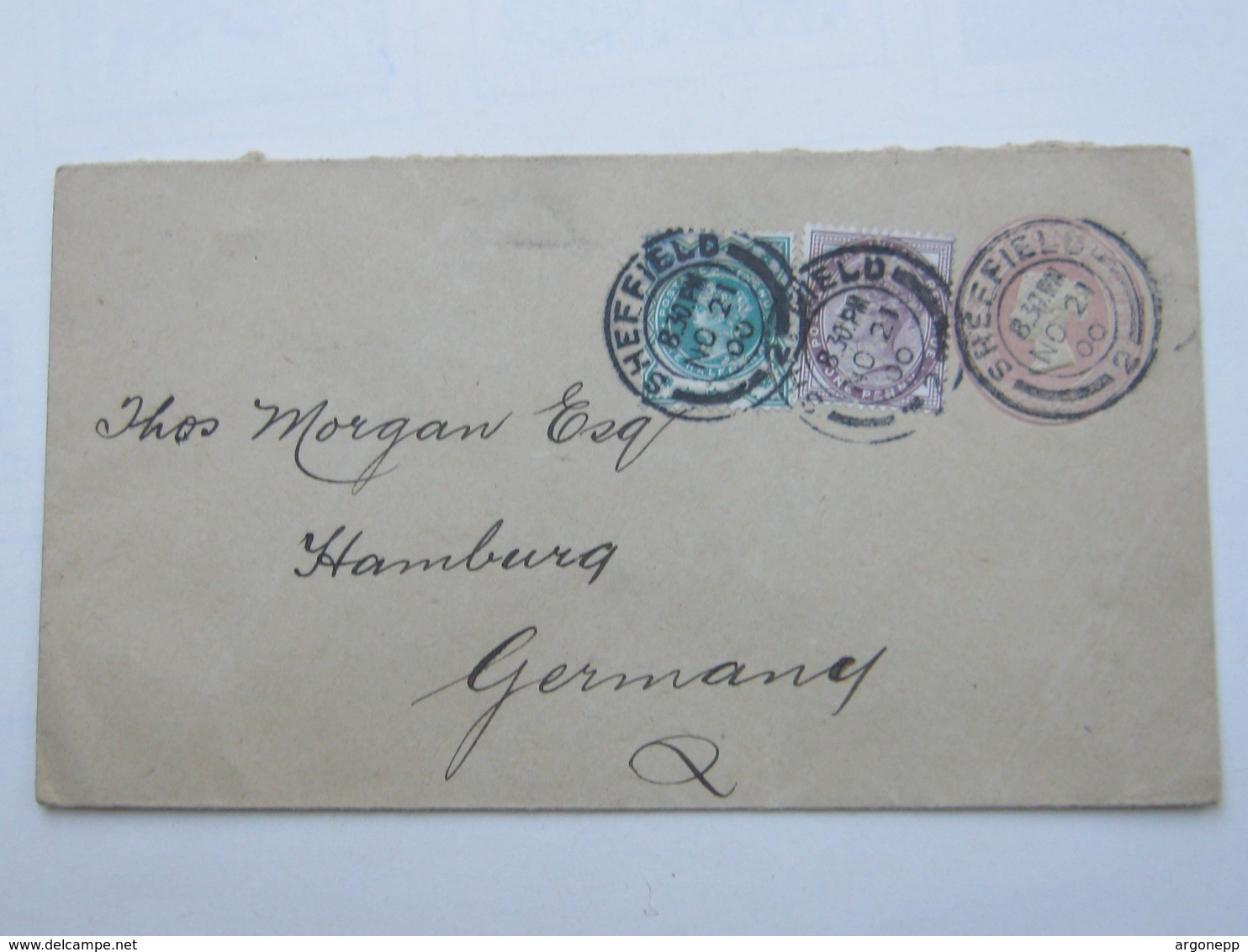 1900 , Perforation , Perfin , Cover To Germany - Perfins