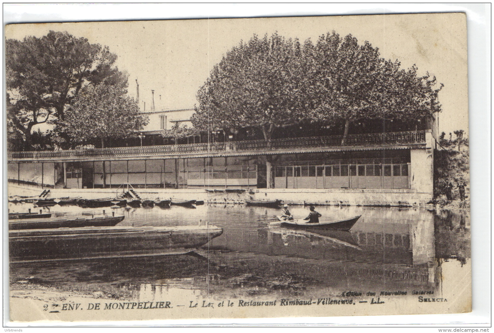 1 CPA Herault Montpellier - Le Lez Et Le Restaurant Rimbaud-Villanueve - Autres & Non Classés