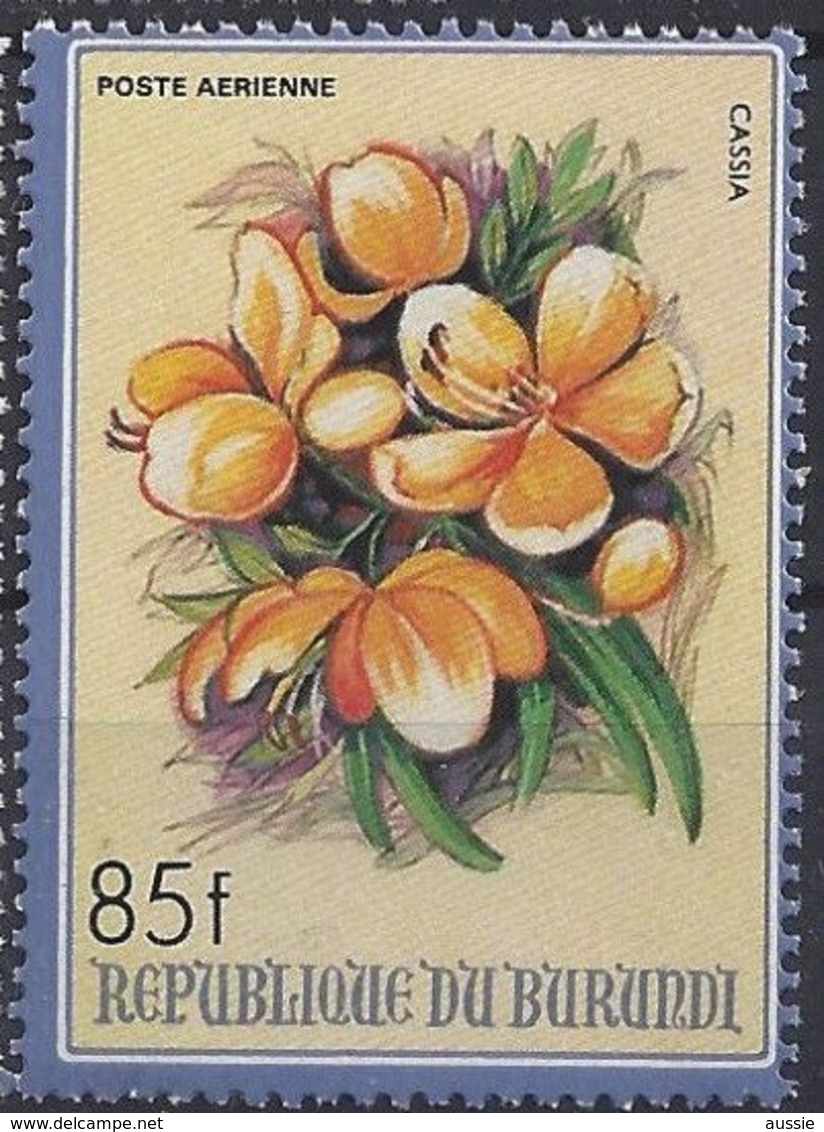 Burundi 1986 OBCn° LP PA 556 Yvertn° PA 499 *** MNH Cote 8,50 Euro Flore Fleurs Bloemen Flowers - Neufs