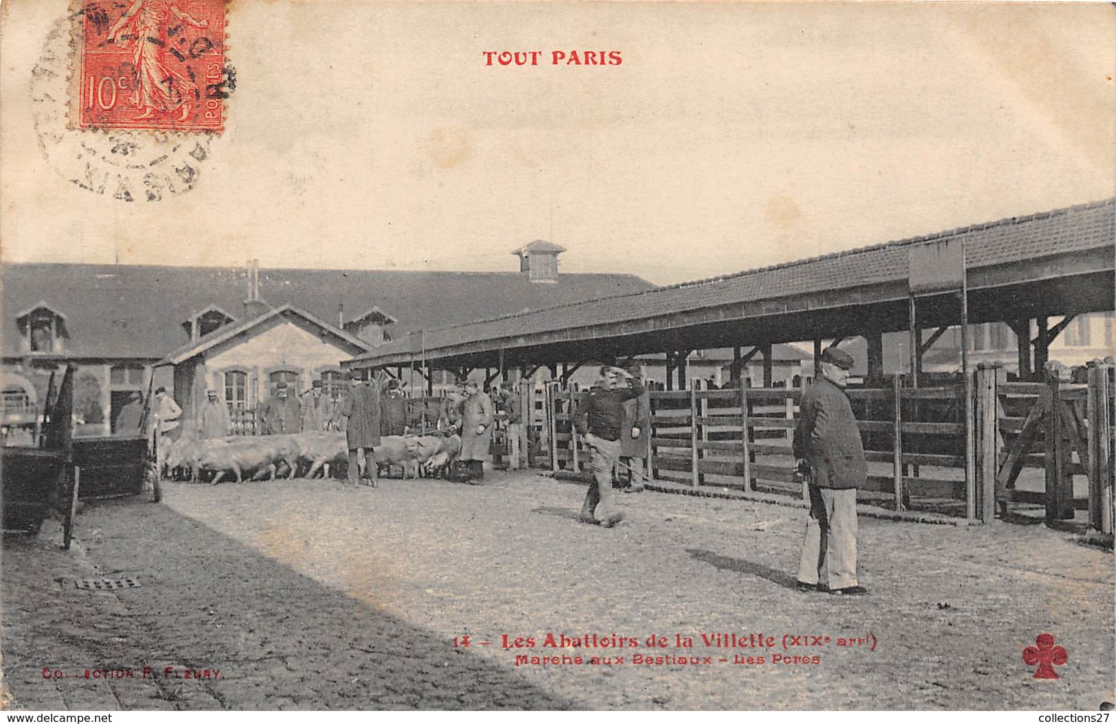 75019-PARIS- LES ABATTOIRS DE LA VILLETTE - MARCHE AUX BESTIAUX - TOUT PARIS - Arrondissement: 19