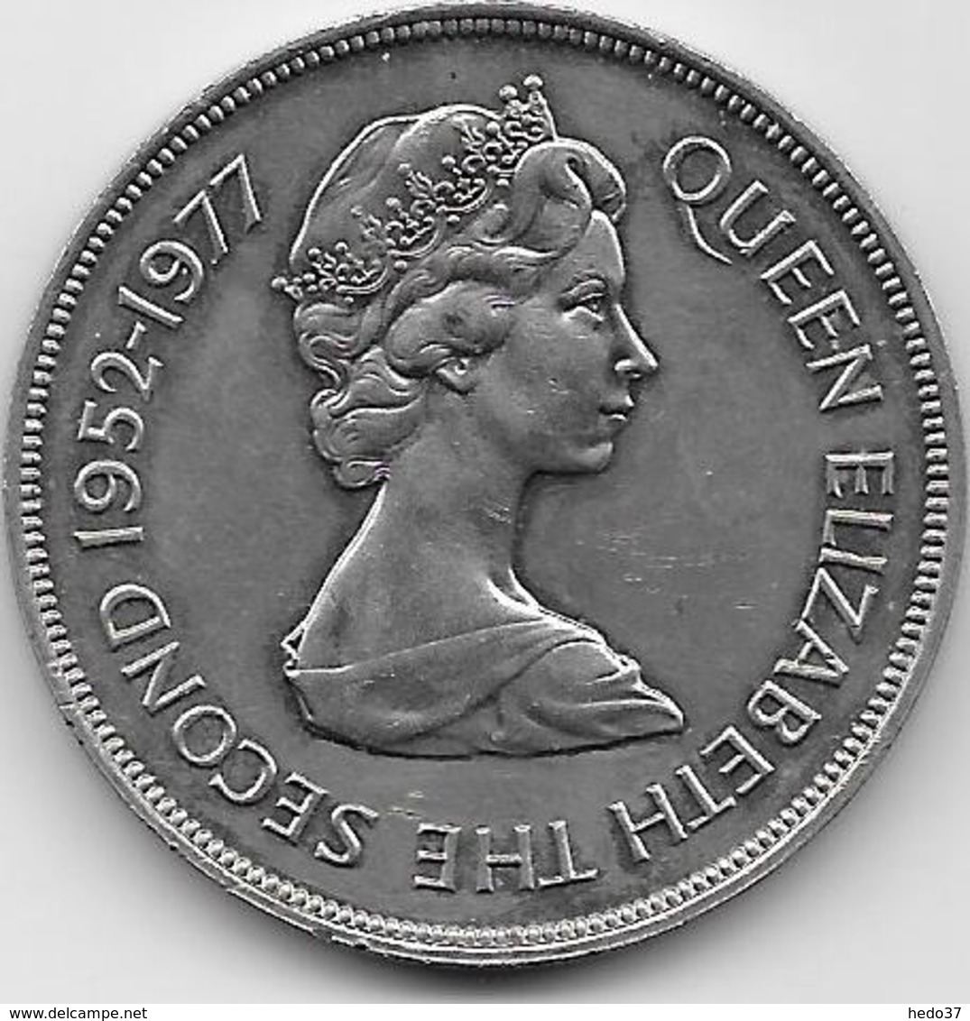 Jersey - 25 New Pence - 1977  - TTB - Jersey