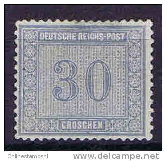 Deutschland, 1872, Mi 13  , Unused No Gum / (*) Thin Spot - Neufs